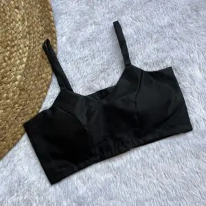 Black Kashish Strap Blouse