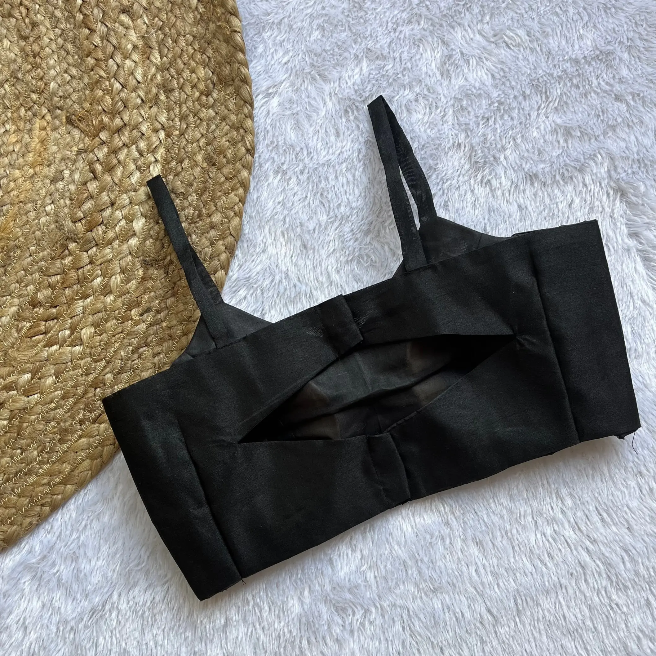 Black Kashish Strap Blouse - Image 2
