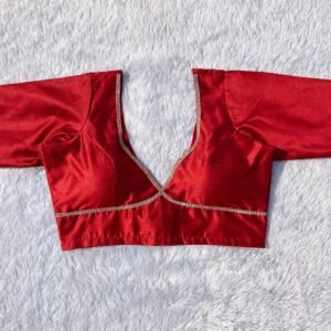 Maroon V-Neck Sachi Blouse