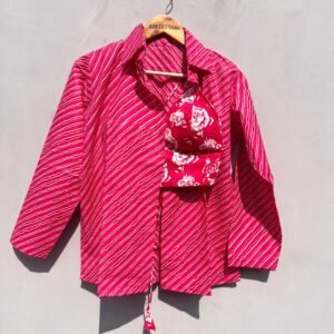 Rose Pink Combo of Shirt and Bralette