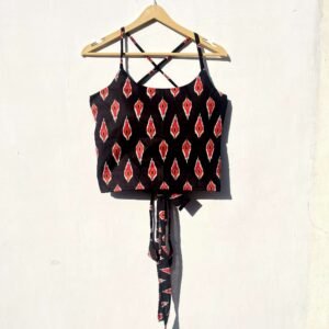 Black Tree Cotton Aesthetic Chic Cotton Top