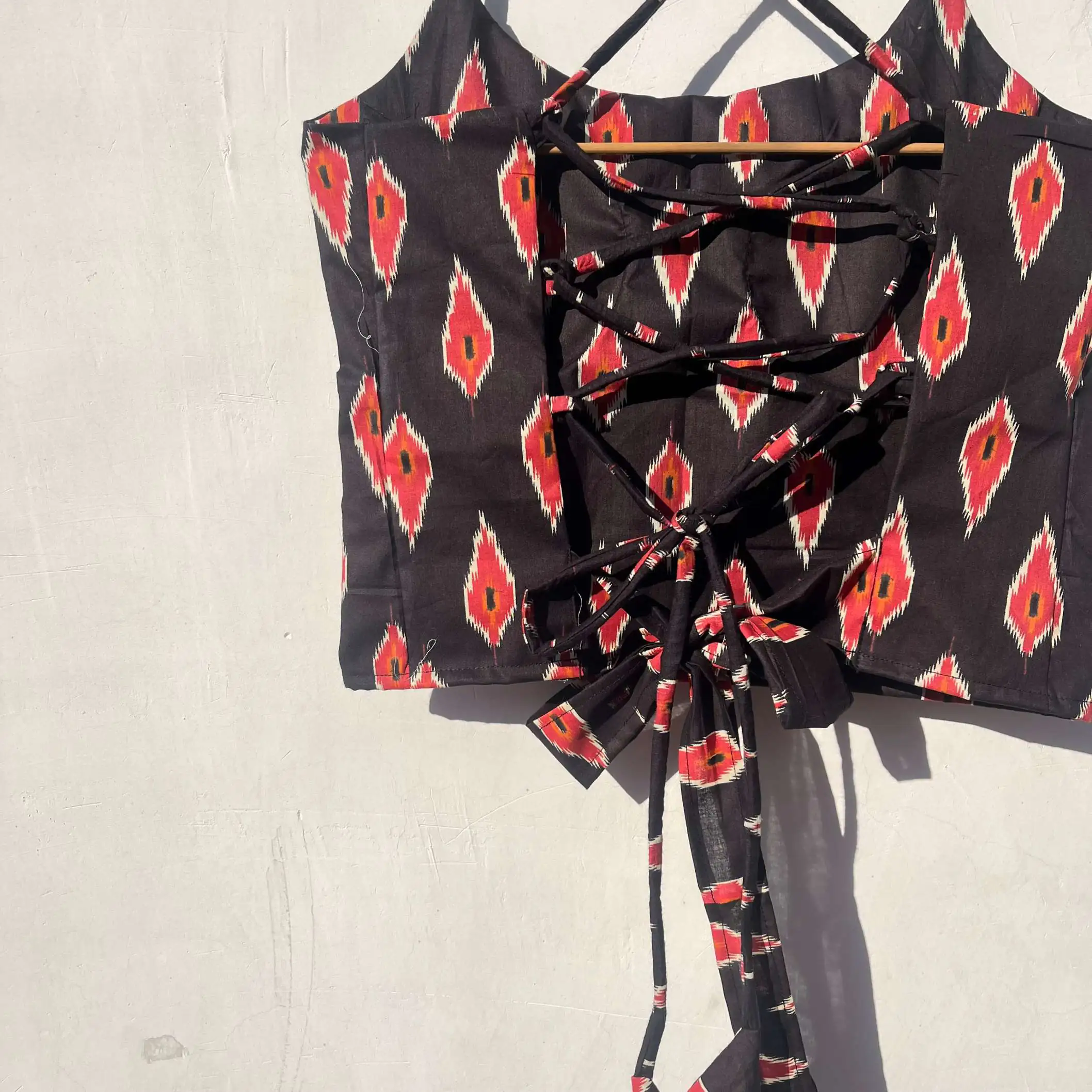 Black Tree Cotton Aesthetic Chic Cotton Top