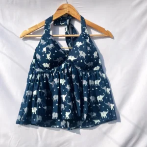 Blue Elephant Designer Halterneck Cotton Top
